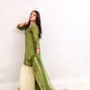 3 PIECE – Embroidered Tussel Silk Suit