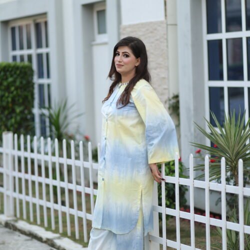 5F9A2987 Double Shade Lawn CO-ORD Set